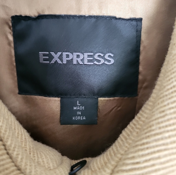 Vintage Express Camel Pea Coat - Picture 4 of 7